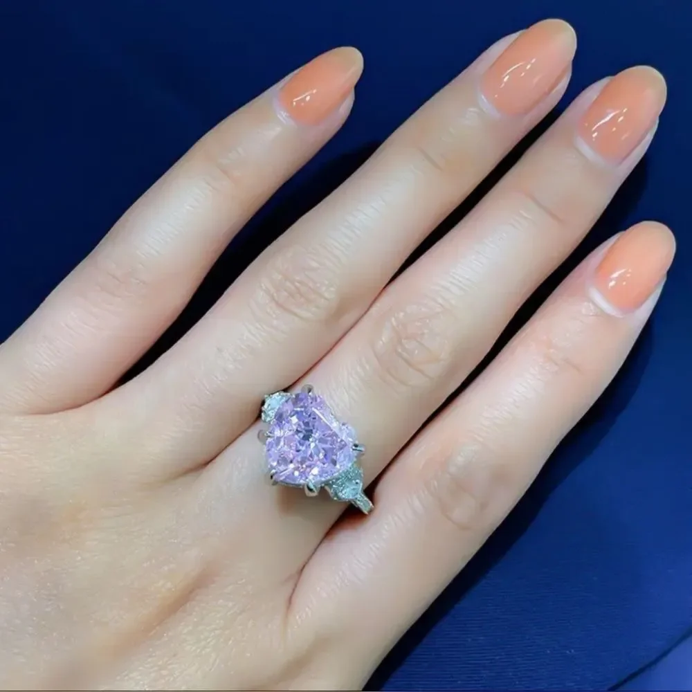 Elegant Ring With Heart Design Perfect Gift for Your Love one!